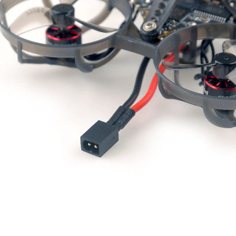 Close-up of Grab This Snappy Micro Fpv Drone Built Different To Crush Tracks Fast connecting wire and battery terminal.