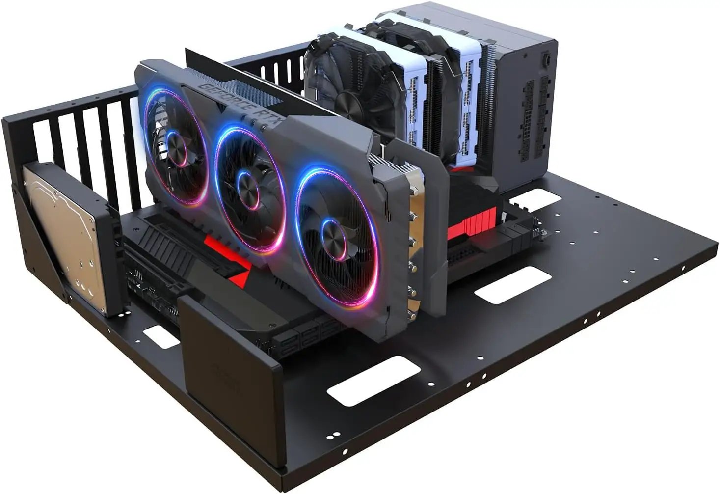 Open Frame Gaming PC Case & Test Bench Rig