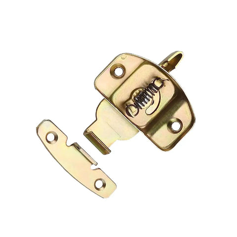 Built Tough Heavy Duty Table Locks Extension Table Buckles With Spring Latch Hardware Kit For Sturdy Dining And Training Tables Offering No Sweat Install Screws Included - Gold Latch Mechanism