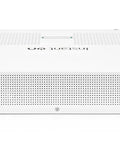 Rear view of Instant On 1930 24 Port Gigabit Smart Managed Layer 2 Plus Ethernet Switch with US power cord port.