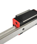 Smooth Ride 20mm Flange Linear Guide Rail Kit Featuring Four Knockout Hgw20Cc Sliders Paired With Two Top Shelf Hgr20 Steel Tracks Absolutely Nailing It For Diy Cnc Builders Right Now, close-up of slider on rail.