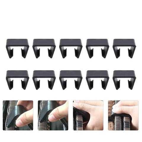 20 Piece Furniture Alignment Clamps Set for indoor outdoor wicker sofas and sectionals showing durable fasteners preventing slippage