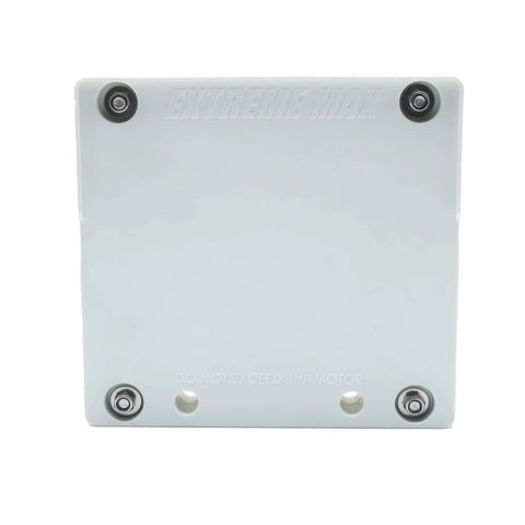 Outboard Motor Storage Bracket For 1-Inch Rails No Drama Rail Mount, front view showing durable surface for 2-stroke motors up to 8 HP.