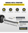 Heavy Duty One Inch Air Impact Wrench Twin Hammer Pneumatic Torque Gun 5800 Nm 3400 Bpm showing durable metal structure details.