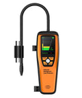 Infrared Refrigerant Leak Detector For HVAC And Automotive Use, Pro Grade Sniffer With Fast Freon Detection, Anti Interference Sensor, High Sensitivity Low Med High, Long Life Infrared Sensor ILD200 front view with probe and display