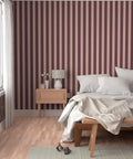 Traditional Classic Wallpaper Type II With Badass Durability And Smooth Matte Linen Finish For Commercial Residential Spaces in a bedroom.