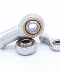 Heavy Duty Fish Eye Rod End Bearing With Precision Spherical Joints, steel hybrid material, used for steering and suspension.