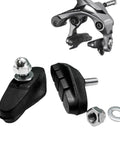 Beefed Up C Brake Pads For Road Bike BMX City Bicycle Replacement Shoes 48mm Pair with mounting hardware and brake caliper