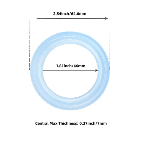 51mm Silicone Gasket Ring For Coffee Machines Replacement Group Head Seal For Dolim GEVI MR Coffee And Similar 51mm Brewers