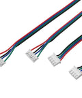 BLLNDX 2m color-coded stepper motor cables, set of four with white 4-pin connectors.
