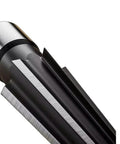 GUDINGHENG T-handle tapered reamer tool with 6-flute chamfering blades; black body and silver cutting edges