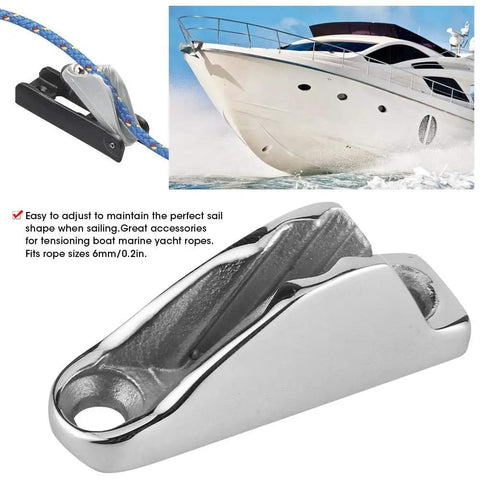 316 Stainless Steel Rope Cam Cleat For Boats And Kayaks Built To Last Heavy Duty Marine Rope Clam Cleat Tensioning 6mm Lines