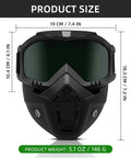 Heavy Duty Welding Mask And Hood With Anti Glare Eye Shield For Cutting And Welding, Anti Dust And Anti UV Protection, shown front view