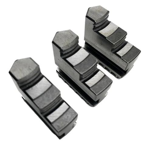 K11 100 External Lathe Chuck With 100mm Internal Jaws Premium 3 Jaw Chuck Spare Part showing spare jaws for metal turning