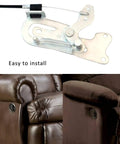 Solid As A Rock Recliner Pull Handle With Integrated Spring Release Cable For Sofa Chair Mechanism 4.75 Inch exposed trigger for easy installation.