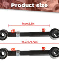 Front Sway Bar Links For 2.5 To 6 Inch Lift Jeep JK 2007 2018 Replacement With Quick Disconnect Adjustable Grease Fittings For Easy Bushing Lubrication And Smooth Quiet Operation, 16cm and 24.7cm sizes