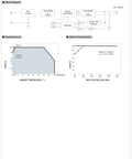 Diagram and characteristics of 24V 6.5A 156W Switching Power Supply LRS-150-24, Single Output, 1U Low-Profile Industrial PSU