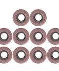 10PCS Fafeicy Round Carbide Milling Inserts Clip Turning Tool For Lathe And Milling Machine Steel Wood Mdf Acrylic Cutting Solid Durability arranged in two rows.