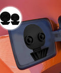 Universal Silicone EV Charging Port Covers two pair in black, protecting an electric vehicle's charge socket from dust and moisture.
