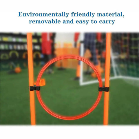 Drone Racing Obstacle Course Kit For Practice And Training, Easy To Build And Carry, Durable Crash Proof Design With Replaceable Hoop Arms
