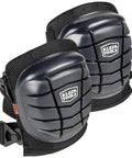 Lightweight Gel Knee Pads With Slip Resistant Caps And Adjustable Straps For Construction Work On The Job Ergonomic Comfort And Fatigue Reduction On Knees Durable Black pair