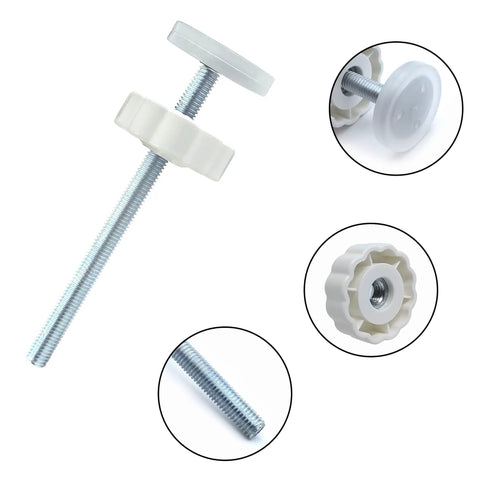M8 threaded spindle rod from Hella Sturdy Baby Gate Extender Kit, smooth finish, designed for pressure mounted pet doors.