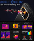 Kickass 5G Rugged Champ With Built-In Thermal Scanner And Sharp Night Vision Lens, showing thermal imaging specs and features
