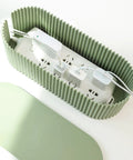 Two Pack Cable Management Box With 20 Cable Ties For Power Strips And Surge Protectors Cable Organizer For TV And Computer Cables