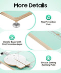 Portable Hot Wire Cutter For Foam And DIY Crafts, 72W Thermocut Tool features slip prevention, fire prevention, and auxiliary plate.