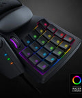 Mecha-Membrane Gaming Keypad with 32 Programmable Keys, Customizable RGB Lighting, Macro Powerhouse for One Handed Control visible