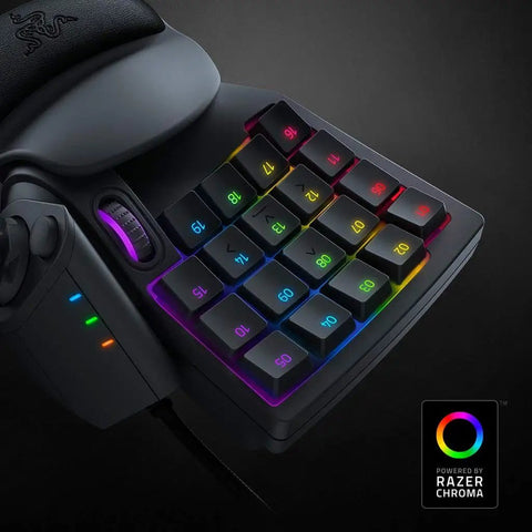 Mecha-Membrane Gaming Keypad with 32 Programmable Keys, Customizable RGB Lighting, Macro Powerhouse for One Handed Control visible