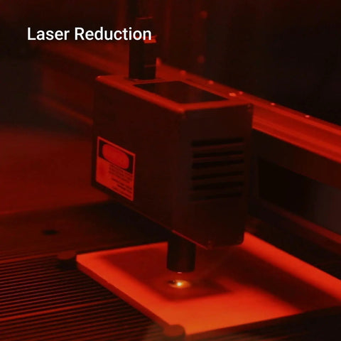 Kick-Ass 3D Printer Enclosure With Heavy Duty Blower To Sweep Fumes And Particulates Out Laser Safe Panels during laser reduction process.