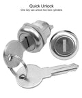 One Key For All Toolbox Locks 4 Pack Keys Alike 5 8 Inch Lock Cylinders Fit T Handle Tool Boxes And Truck Toolboxes Replacement Lock Cylinder Set