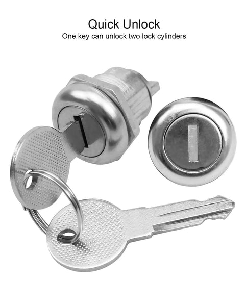 One Key For All Toolbox Locks 4 Pack Keys Alike 5 8 Inch Lock Cylinders Fit T Handle Tool Boxes And Truck Toolboxes Replacement Lock Cylinder Set
