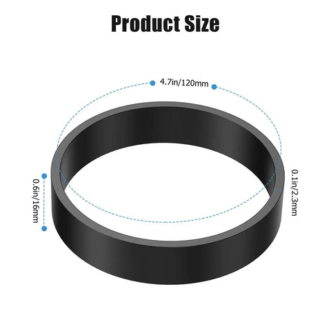Premium Replacement Belt For Upright Vacuum Cleaners 0300604 4 Pack Fits XL Series And U2000 Models dimensions chart