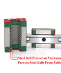 High Precision Linear Guide Rail Kit With Smooth Slider Block For Easy Installation And Low Friction Motion Accuracy In CNC Machines And DIY Projects That Are Absolute Fire. steel ball guide rail block close-up