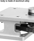 Superior Hollow Rotary Actuator For 86 Stepper Motor With Bulletproof Aluminum Body And No Fuss Belt Tuning For Spot On Angle Positioning and Straight Out The Box Direct Drive Alternative, showing aluminum alloy body and belt assembly.