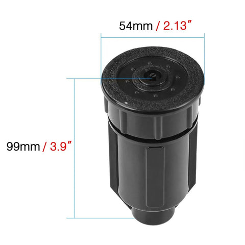 Outdoor Key Hider Sprinkler Head Vault Box For Garden And Yard Waterproof Hidden Cash Safe Key Holder With Small Compartment Corrosion And Impact Resistant Stash Box with dimensions