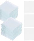 100 Count Square Cover Glass Microscope Slides Kit With Crystal Clear Glass For Top Notch Clarity And Universal Compatibility shown in stack