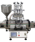 Built Like A Tank Automatic Pneumatic Liquid Paste Filler With Smooth Moving Conveyor Belt Dual Head Stainless Steel Dispenser 12 Mm Nozzle 100 To 1000Ml For Cosmetics Creams Plug And Play with stainless steel components.