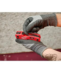 Folding Hex Key Set, 17 Keys, SAE And Metric, Built Tough With All Metal Construction, Heat Treated Alloy Steel, in gloved hands