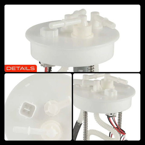 Rock Solid Electric Fuel Pump Module Assembly Fits Honda Fit 2009-2013 1.5L, top view with connections and seal.