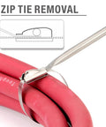 Metal Zip Tie Gun For Stainless Steel Cable Ties, No Fuss One Squeeze Tensioning And Cutting Tool removing zip tie from cables