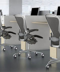 Rock Solid Four Pack Office Chair Casters Featuring Silent Rubber Wheels And Bulletproof Zinc Alloy Bases For Butter Smooth Rolling On Hardwood And Carpet Floors Guaranteed M8 Stem Thread on office chairs in workspace.