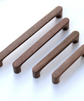 Dark Walnut Solid Wood Cabinet Pulls 2 Pack For Cabinets Doors Drawers Cupboards And Dressers 160mm Easy To Install in various sizes
