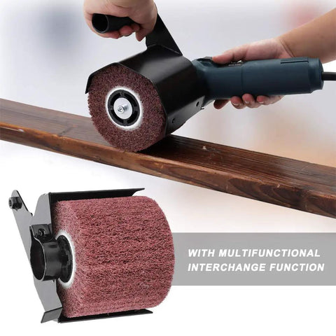 Flex Your Power Tools With This Heavy Duty Angle Grinder Accessory Burnishing Kit And Interchangeable Polishing Wheel Buffer crafted for detailing wood.