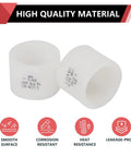 One Half Inch F1960 Expansion Rings Sleeves For Pex A Piping System Pack Of 100 EXP RING005 End Stop Certified ANSI NSF 61 ASSE 1061 For Pex A Tubing And Fitting Connections Compatible With All Pex A Brands on white background.