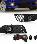 Fog Lights For 2008 2015 Mitsubishi Lancer Front Bumper Clear Lens H11 12V 35W Halogen Bulbs Wiring Harness Plug And Play 1 Pair