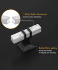 Ten Pack White Marble Grain Kitchen Cabinet Knobs With Black T Bar Hardware Two Tone Square Dresser Drawer Handles showing construction and materials