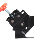 Pro Grade One Piece Portable Sturdy 90 Degree Corner Clamp for Accurate Joint Assembly shown from side angle
